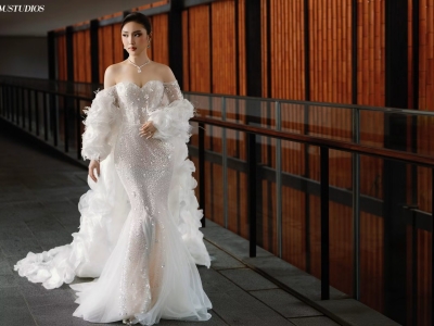 VÁY CƯỚI 2 TRONG 1: BÍ MẬT "BIẾN HÓA" TỪ LỘNG LẪY SANG GỌN NHẸ CHỈ TRONG 30 GIÂY